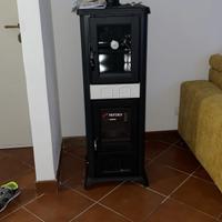 Stufa a legna con forno
