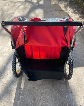 Carrello rimorchio bici per bambini