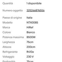 climatizzatore monoblocco x locali tecnici