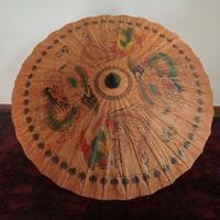 Ombrello/parasole thailandese vintage carta oleata