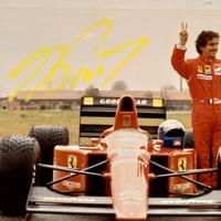 foto autografata di Alan Prost