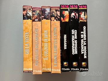 Lotto di 7 VHS originali