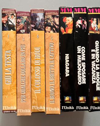 Lotto di 7 VHS originali