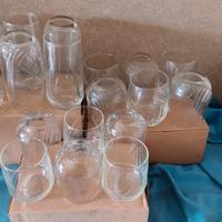 Completo bicchieri 18 pz vetro