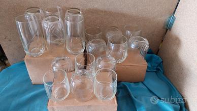 Completo bicchieri 18 pz vetro