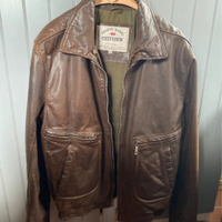 Giubbotto pelle stile aviatore/biker Chevignon