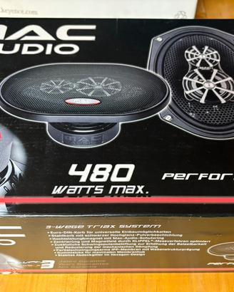 Altoparlanti elittici a 3 vie marca Mac Audio