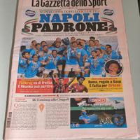 GAZZETTA DELLO SPORT NAPOLI CAMPIONE SUPERCOPPA 20