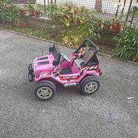 Auto Elettrica Bambini Jeep Rosa