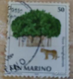 francobollo aereo Venezuela Simon Bolivar 0,10