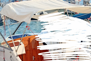 Tendalino barca 2 archi 130cm