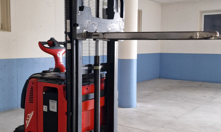 Muletto Linde traspallet 14 q h 3,40