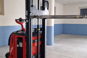 Muletto Linde traspallet 14 q h 3,40