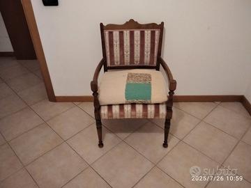 poltroncina fatta a mano