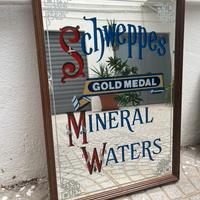 Specchio pubblicitario vintage Schweppes