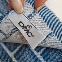 Canovacci da cucina nuovi finemente ricamati a man