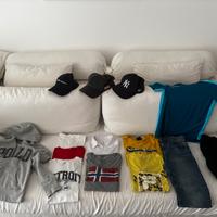 Stock Abbigliamento di marca da bambino 10/12 anni