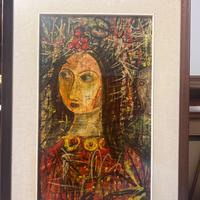 Dipinto Titti Crisafulli - "Omaggio a Campigli" -