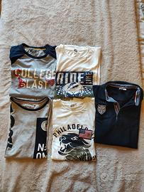 Lotto 5 maglie ragazzo 13-14 anni