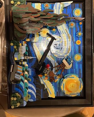 Notte stellata van gogh lego