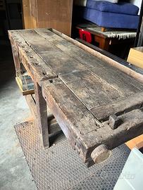 Tavolo antico da falegname