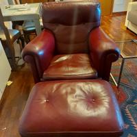 Poltrona Frau con pouf