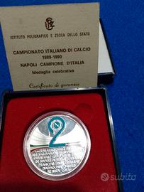 Moneta da collezione scudetto napoli