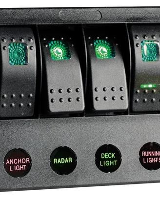 Pannello elettrico PCP Compact 4 interruttori