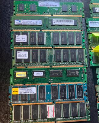 Ram per pc DDR DDR2 DDR3