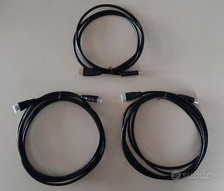 2 cavi HDMI da 2 metri+ 1 in omaggio