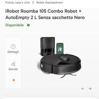 Robot aspira pavimenti