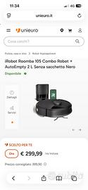 Robot aspira pavimenti