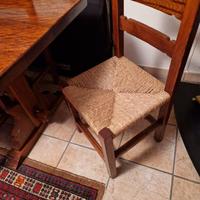 Tavolo e 6 sedie frattino