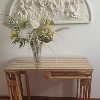 Scrivania in bancali.