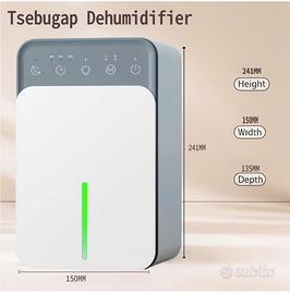 Deumidificatore portatile 1200ml Kitmous