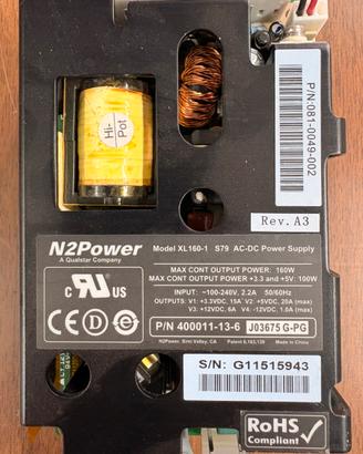 Alimentatore  N2 power XL160-1 AC/DC