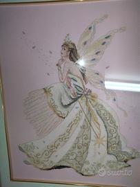 quadro ricamato a mano a punto croce 