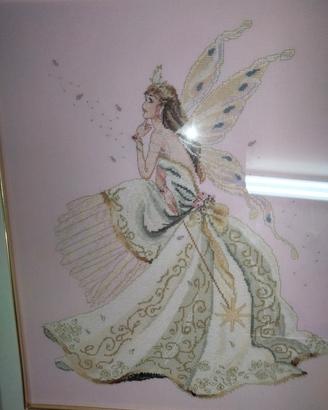 quadro ricamato a mano a punto croce 