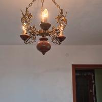 Lampadari stile retro in ferro 