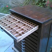 cassettiera da tipografo