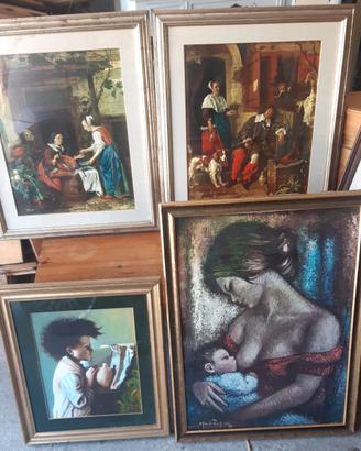 Vari quadri ( 20 )varie misure ad €250.00