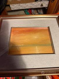 Quadro paesaggio ad olio