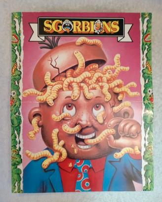 Poster Nico Lombrico Figurine Sgorbions Gpk Topps