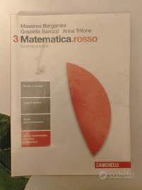 Libro scuola Zanichelli - 3 Matematica.rosso