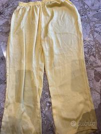 Pantaloni in raso