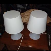 Lampada da comodino in plastica