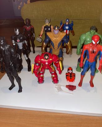 Lotto 9 Action figure Marvel Avengers Titan Hero