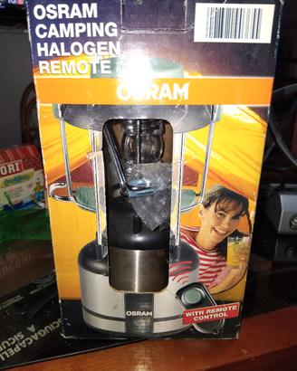 lampada da campeggio con telecomando 