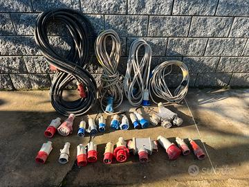 Prolunghe da cantiere e industriali con spine IEC