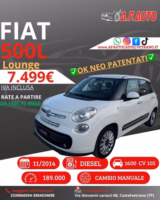 Fiat 500L 1.6 Multijet 105 CV Lounge